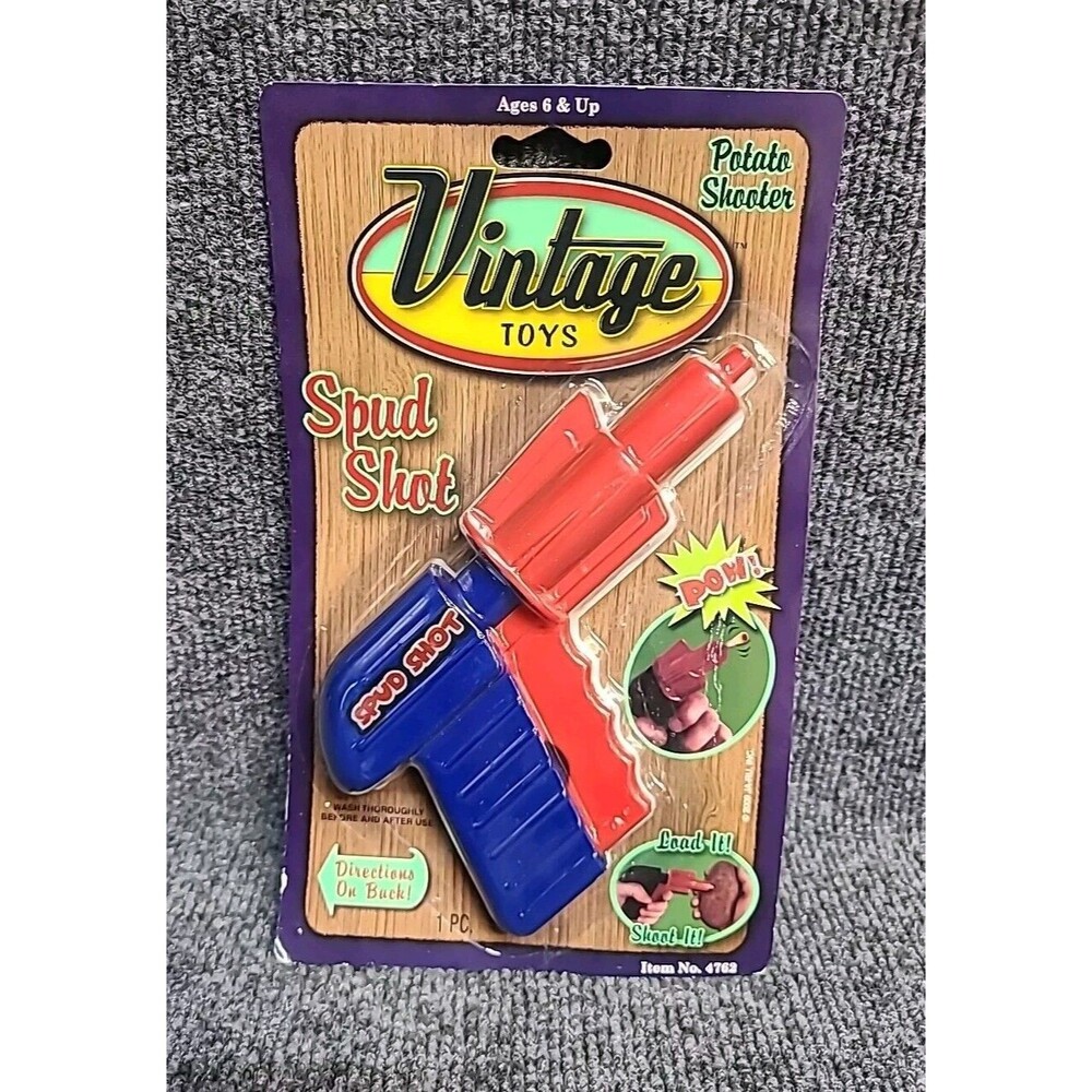 JA-RU Toys - Vintage Collection - Spud Shot Potatoe Shooter #4762 - New